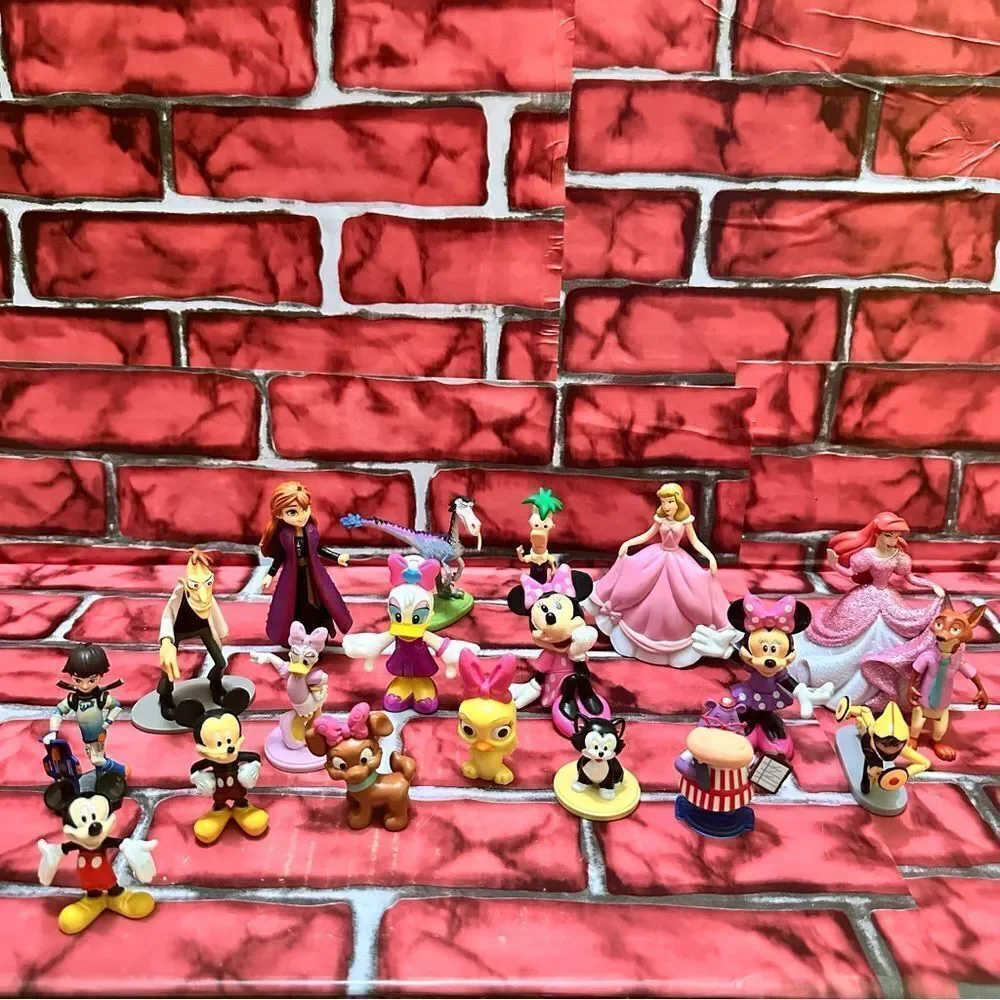 Disney cake toppers lot figures